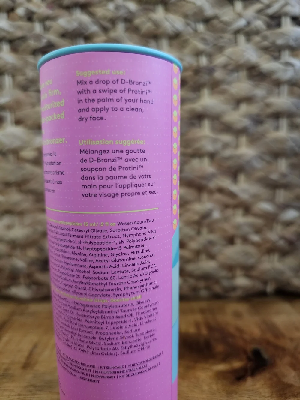 New Drunk Elephant A Day In The Sun D-Bronzi Drops & Protini Cream Travel Set